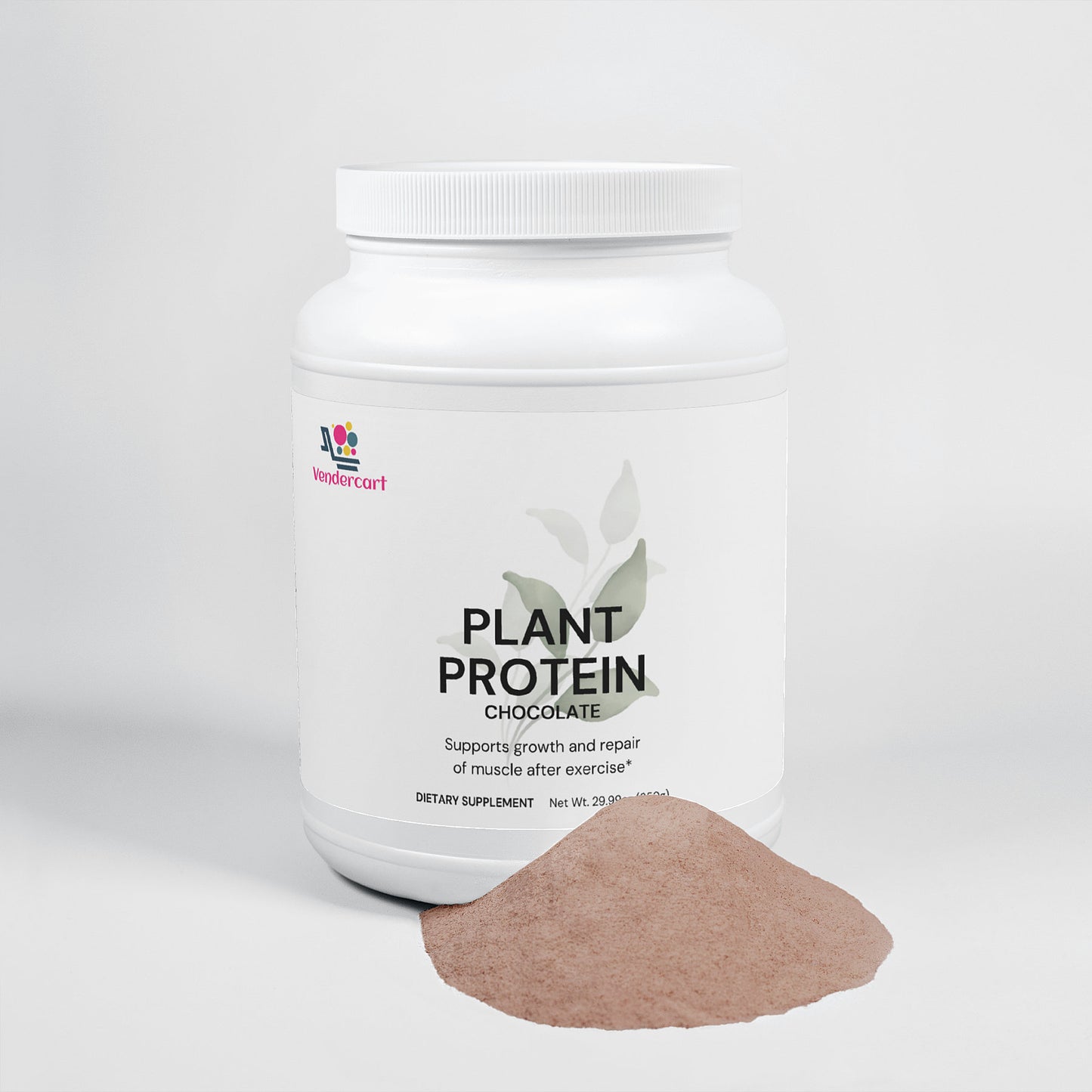 PLANT PROTEIN CHOCOLATE FOR MUSCLE REPAIR AND GROWTH, 29.99 OZ