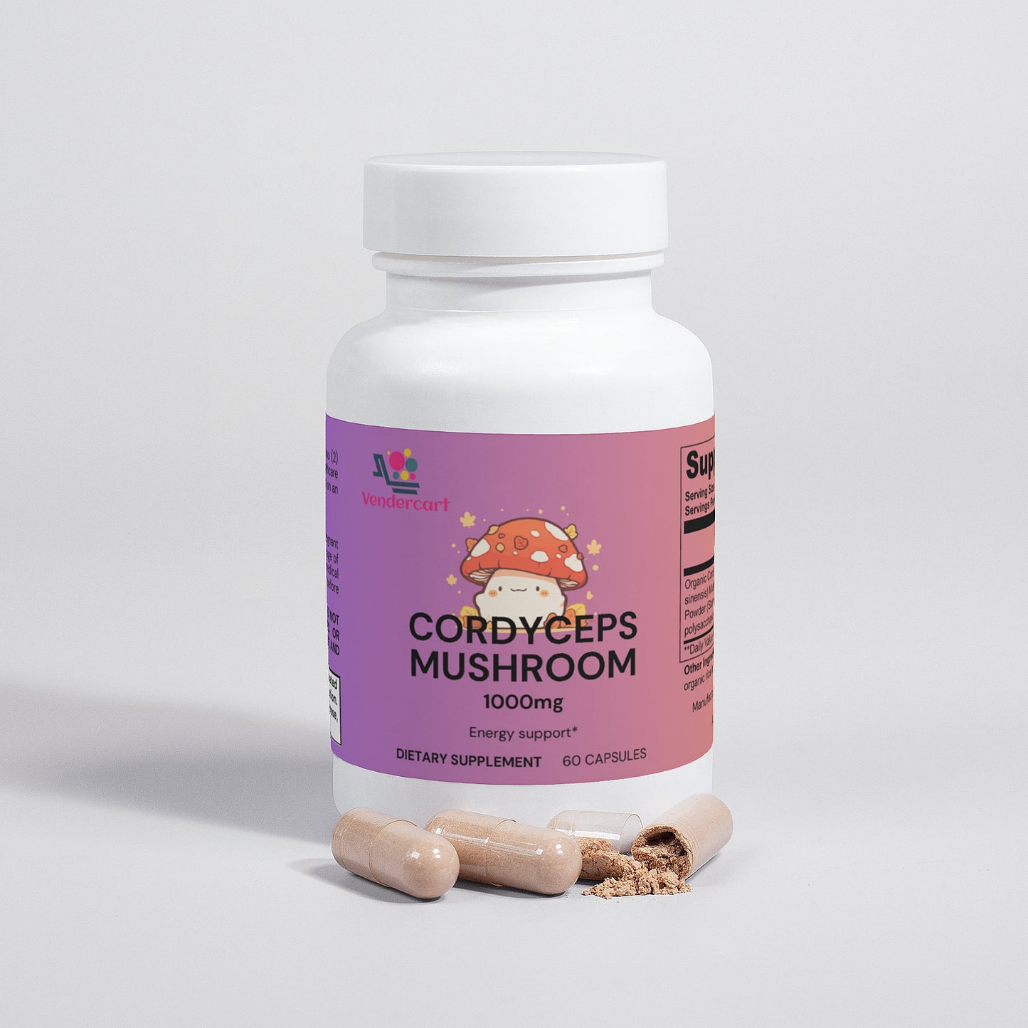 Premium Cordyceps Mushroom Immune Boost, Energy, And Recovery Support