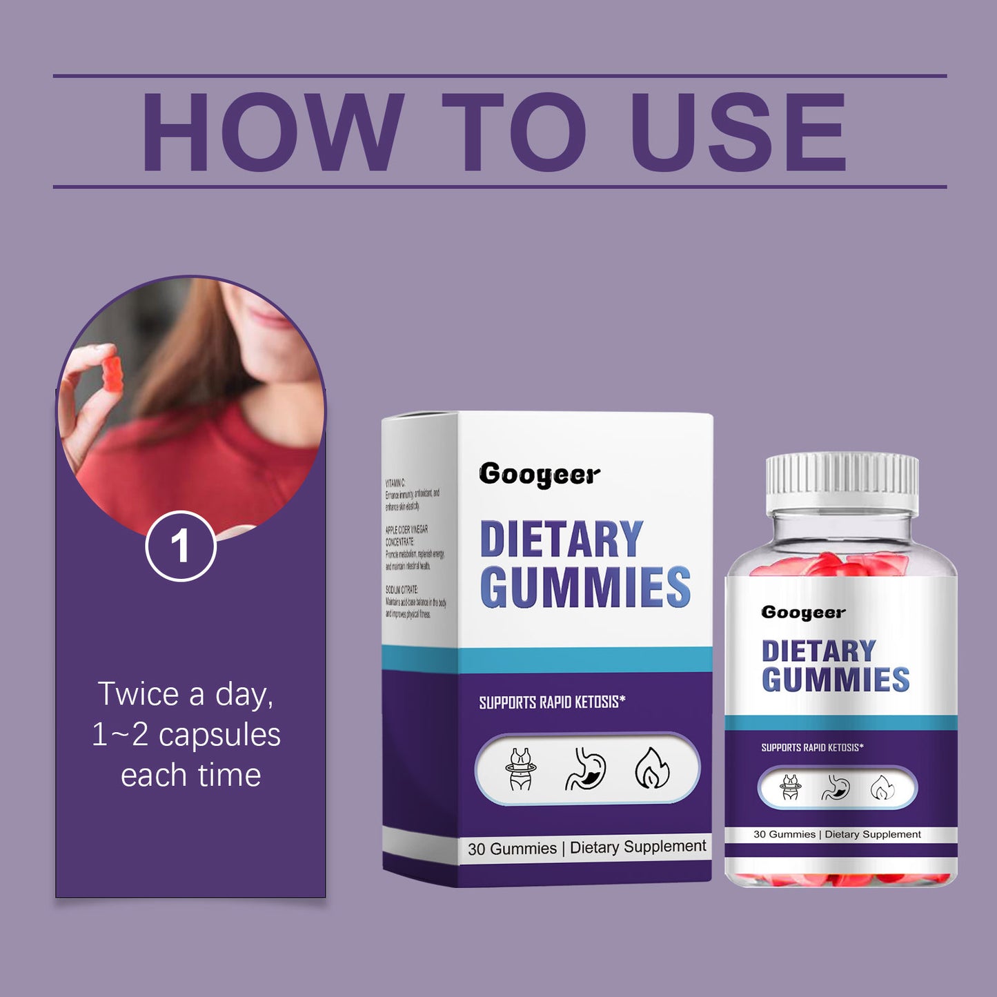 Supplement Gummies, Immune-boosting Vitamins